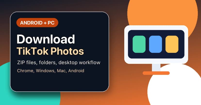 Download TikTok Photos on Android and PC