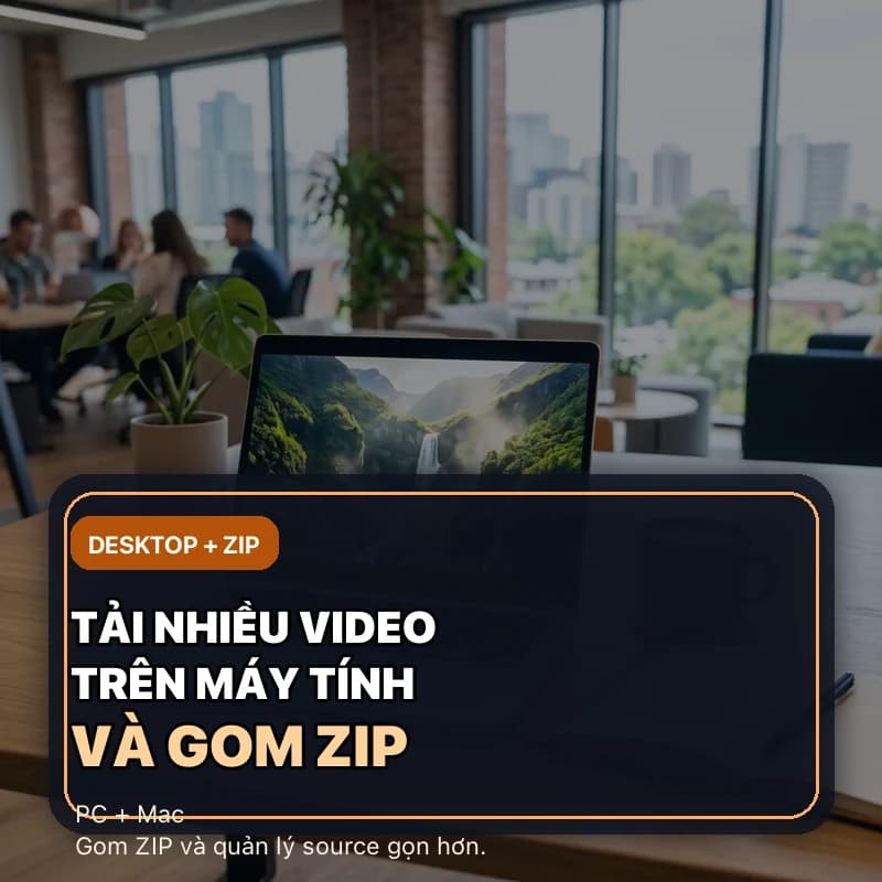 Cách Tải Nhiều Video TikTok Trên Máy Tính PC, Mac Và Gom ZIP [2026]