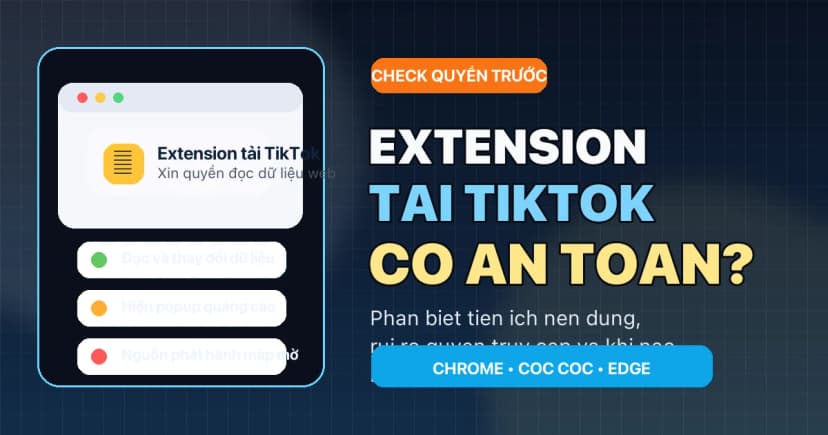 Extension Tải Video TikTok Trên Chrome Có An Toàn Không? [2026]