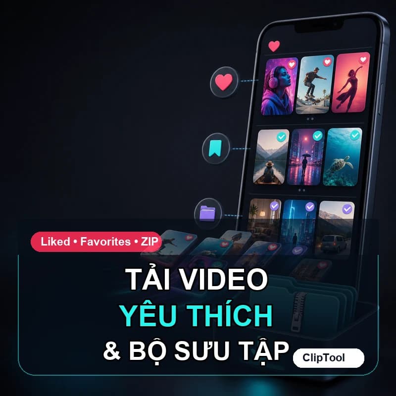 Cách Tải Video TikTok Trong Mục Yêu Thích, Đã Thích & Bộ Sưu Tập [2026]