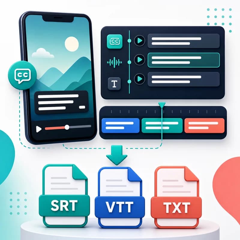How to Download TikTok Subtitles as SRT, VTT, or TXT [2026]