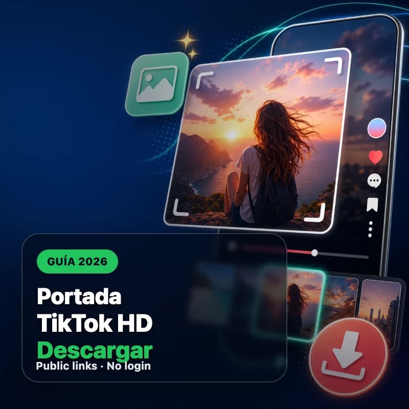 Cómo Descargar la Portada de un Video de TikTok en HD [2026]
