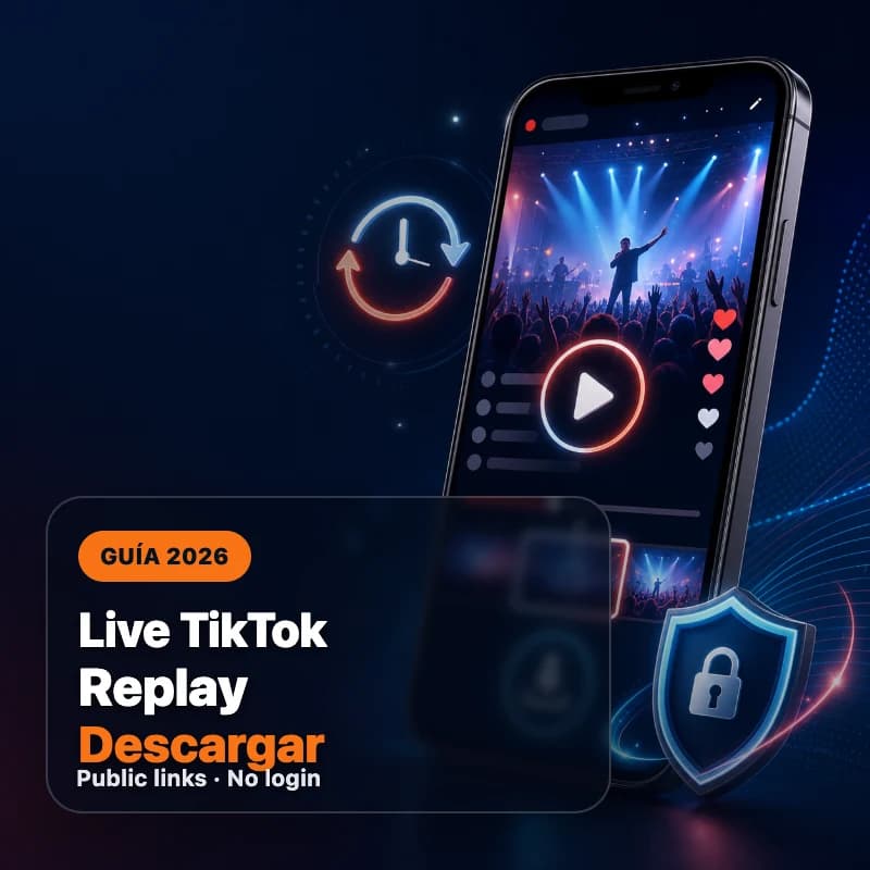 Cómo Descargar un Live de TikTok o Replay sin Instalar Apps Raras [2026]