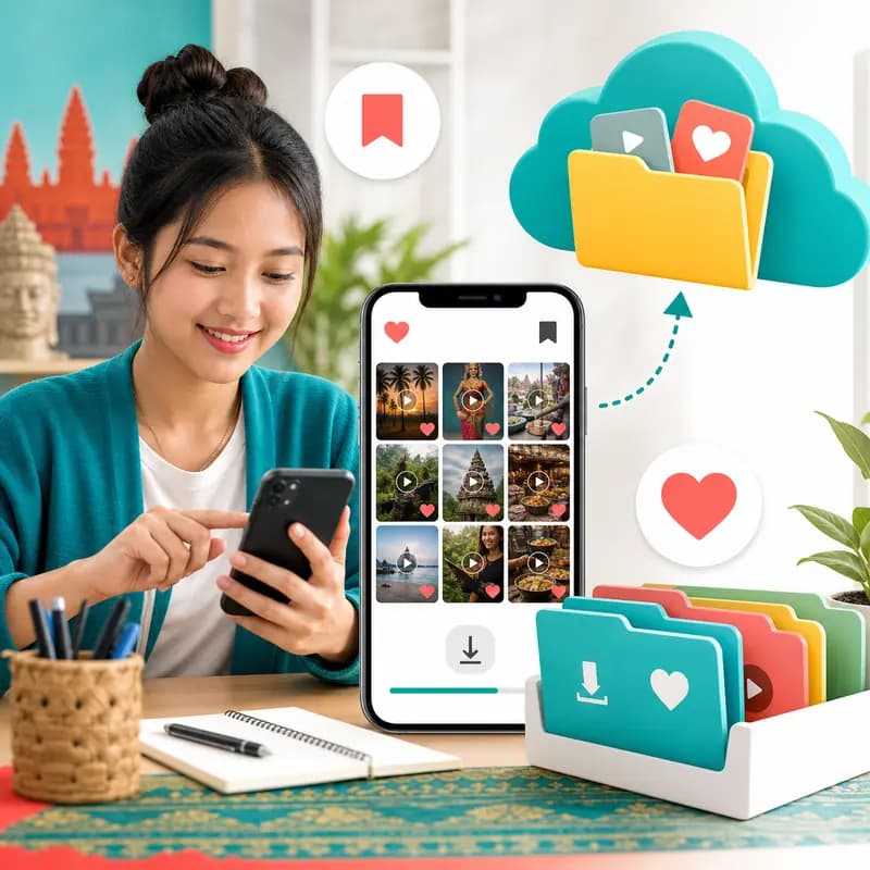 របៀបទាញយក TikTok Favorites និង Liked Videos ទុកមើល Offline [2026]