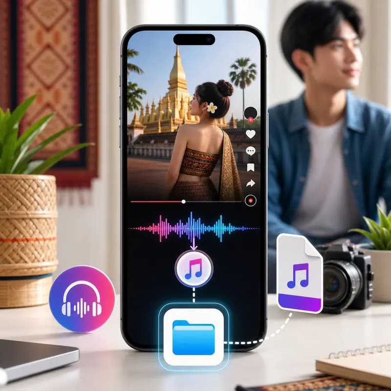 ວິທີດາວໂຫລດສຽງ TikTok ເປັນ MP3 ໃນ iPhone [2026]