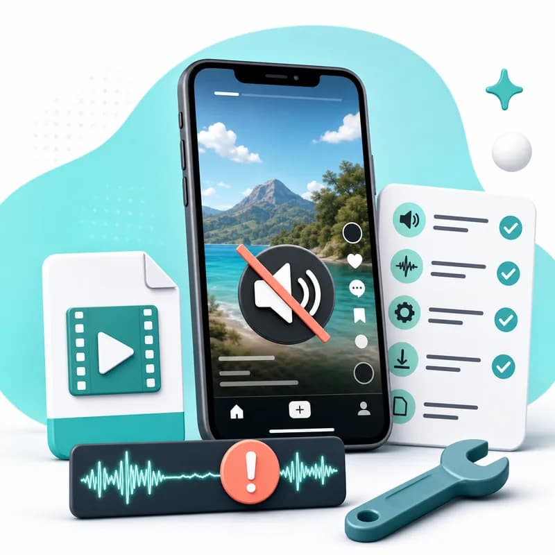 ວິດີໂອ TikTok Download ມາບໍ່ມີສຽງ? ວິທີກວດ ແລະແກ້ [2026]