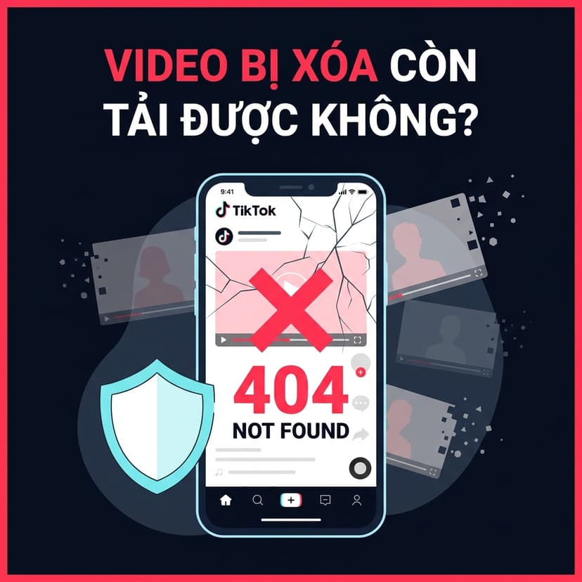 Video TikTok Bị Xóa Có Tải Lại Được Không? Sự Thật Và Cách Phòng Tránh [2026]