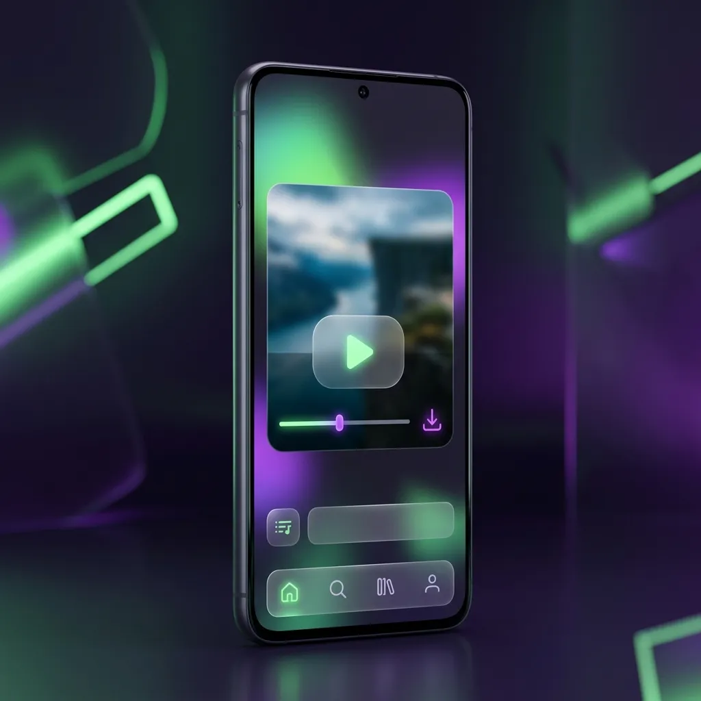Thao tác thiết lập hình nền động từ video TikTok trên điện thoại smartphone hiện đại